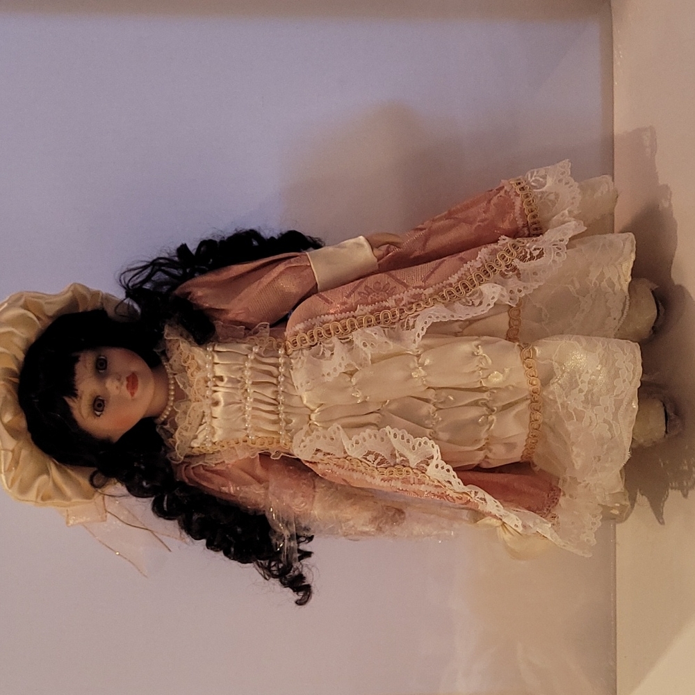 Vintage  Victorian style doll 17" new